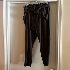 Athleta Olive Green Paper Bag Pants